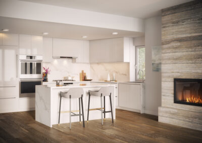 Infinity Shore Club Residences D2 Kitchen & Partial Dining Rendering