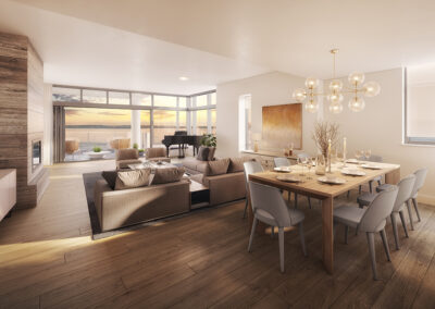 Infinity Shore Club Residences D3 Penthouse Rendering